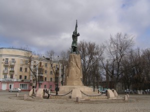 Памятник казачьему атаману Ермаку Тимофеевичу  